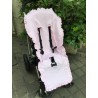 FUNDAS BUGABOO CON VOLANTE Pique rosa