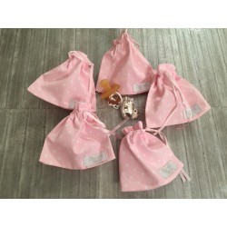 BOLSAS CHUPETES estrellas rosa/bl