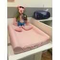 Fundas colchoneta cambiador rosa empolvado