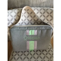 Gris - verde agua - gris