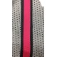 Negro - fucsia - Negro
