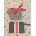 Cartera de mano personalizada de terciopelo