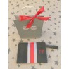 Cartera de mano personalizada de terciopelo