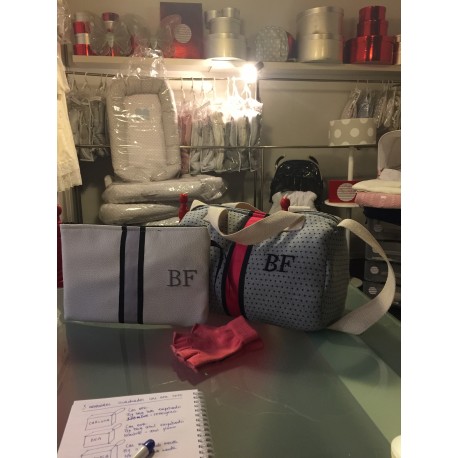 Cartera de mano personalizada de polipiel