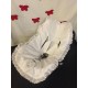 Funda de verano Maxi-Cosi pique blanco con volante de tira bordada