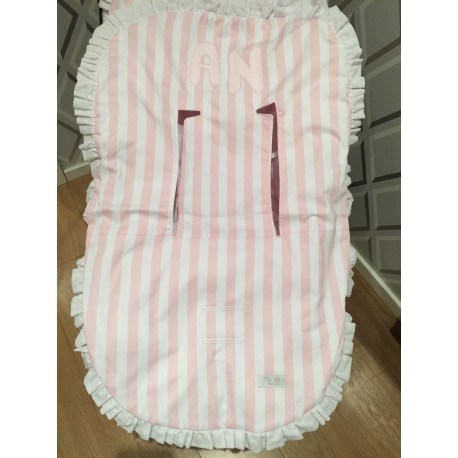 1 Funda de verano Maxi-Cosi REVERSIBLE y PERSONALIZADA con volante