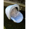 Funda de verano Maxi-cosi pique blanco con capota