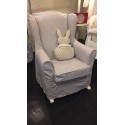 Funda sillón mecedora de lactancia y funda cojin