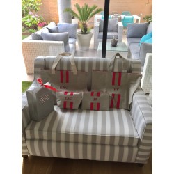 PACK Bolsa de playa + Neceser / Cartera de mano