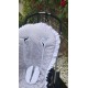FUNDAS UNIVERSALES con relleno, volante e inicial