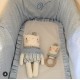 Cubrecapazo Bugaboo FOX Pique azul lunares