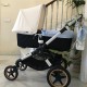 Cubrecapazo Bugaboo FOX Pique azul lunares