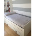COLCHA AJUSTABLE DE CAMA CON NORDICO
