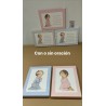 CUADRO DEL NIÑO NIÑA REZANDO